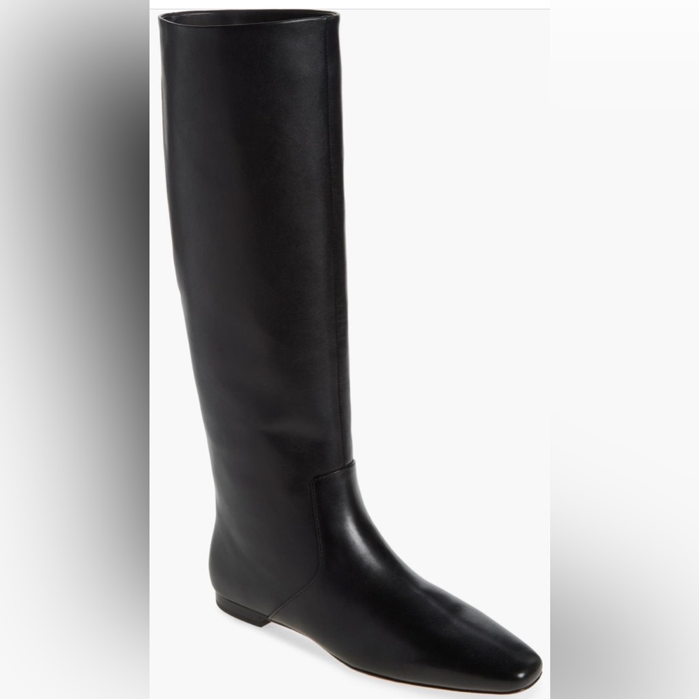 Loeffler Randall “Lillian” Tall Boot Black Leather Size 7 Like New - Picture 7 of 12